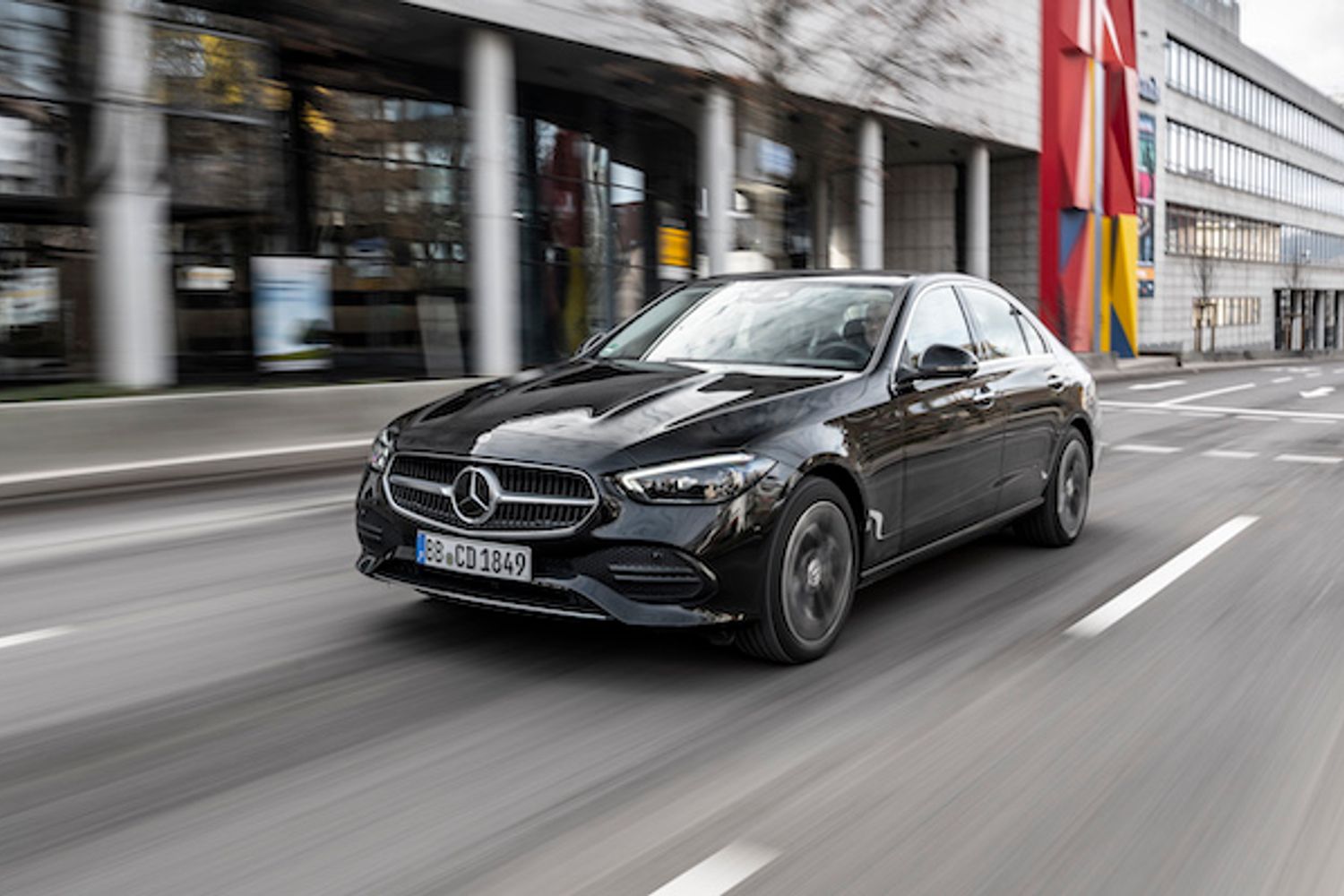Mercedes C Class plug in hybrid vehicle